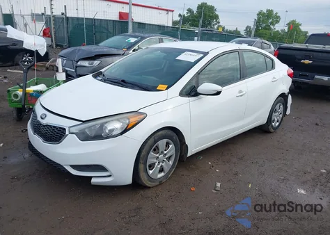 2016 Kia Forte Lx from USA, damaged, VIN KNAFK4A69G5501459